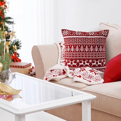 La Maison Christmas Soft Cotton Cushion Cover Cover