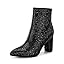 Black-rhinestone Black-rhinestone