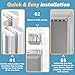 3-Flap Large Dog Door Replacement Flap with Screws, Extreme Weather Replacement Flaps - Compatible with PetSafe Freedom Doggie Doors Replacement Flaps PAC11-11039 10 1/8