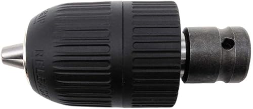 Miniatura 4 de Bestgle Portabrocas sin llave de 2-13 mm, adaptador de conversión de cambio rápido con 12 pulgada de rosca 20UNF, adaptador hembra cuadrado de 12,7