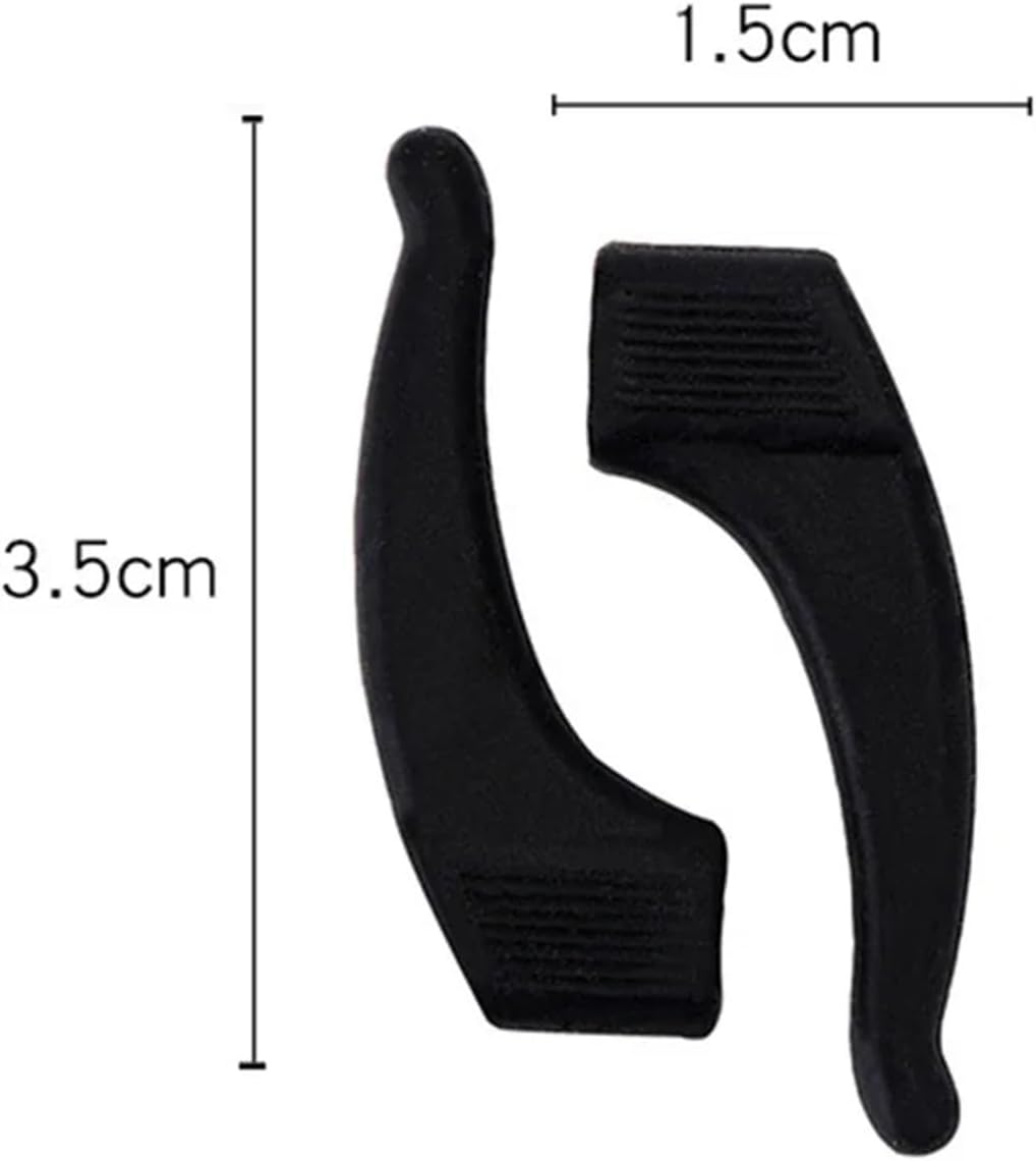 Anchor Glasses Grip Anchor Eyeglass Ear Grip 30Pairs Soft Silicone Anti-Slip Holder for Temple Accessories
