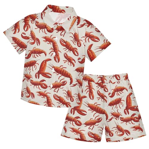Image of Boccsty Ice Cream Drip Boy Summer Shorts Sets Hawaiian Toddler Boys T-Shirt & Pants 2 Pcs 3T-10T