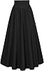 Scarlet Darkness Plaid Skirts for Women Renaissance High Waisted Skirt Fall Winter Maxi Skirt