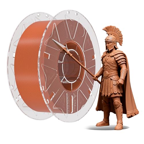 Creality 3D Printer RFID Filament, Hyper PLA Filament 1.75mm Bundle for 3D Printing, Hyper PLA RFID Filament No-Tangling High Precision, 1KG(2.2 lbs) Spool (Brown)