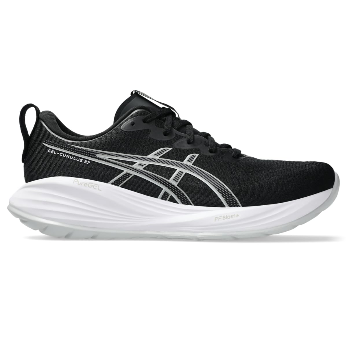 ASICS Men's Gel-Cumulus 27 Running Shoes, Glacier Grey/Mid Grey