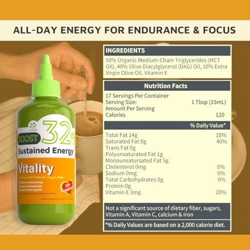 Vitality Blend Aceite Keto con MCT y Oliva 250 ml miniatura 3