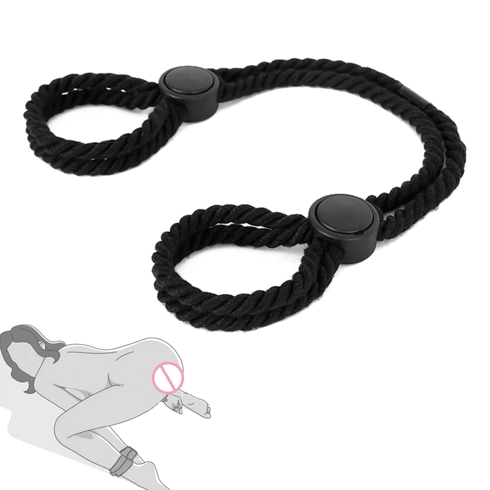 BDSM Sex Restraints Adjustable Sexual Bondage Rope for Couples Sex Toy Bed Bondage Strap Wrist Leg Cuffs for