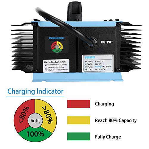 10L0L 18 Amp Club Car Precedent Ds Drive & Drive 3 Model Battery Charger For 48 Volt Golf Carts Club Car E20002010-1-3 #TOP4