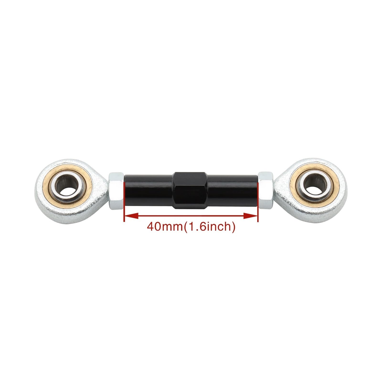 Asta Di Collegamento Cambio Moto FXCNC In Alluminio 40-280mm Regolabile - Argento