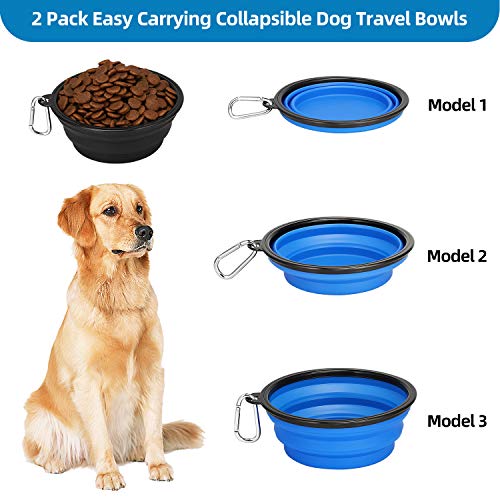 Kytely-Large-Collapsible-Dog-Bowl-2-Pack-34oz-Foldable-Dog-Travel-Bowls-Portable-Dog-Water-Food-Bowl-with-Clasp-Pet-Cat-Feeding-Cup-Dish-for-Traveling-Walking-Hiking-BlackBlue - Cucciolini Doodles   Kytely-Large-Collapsible-Dog-Bowl-2-Pack-34oz-Foldable-Dog-Travel-Bowls-Portable-Dog-Water-Food-Bowl-with-Clasp-Pet-Cat-Feeding-Cup-Dish-for-Traveling-Walking-Hiking-BlackBlue