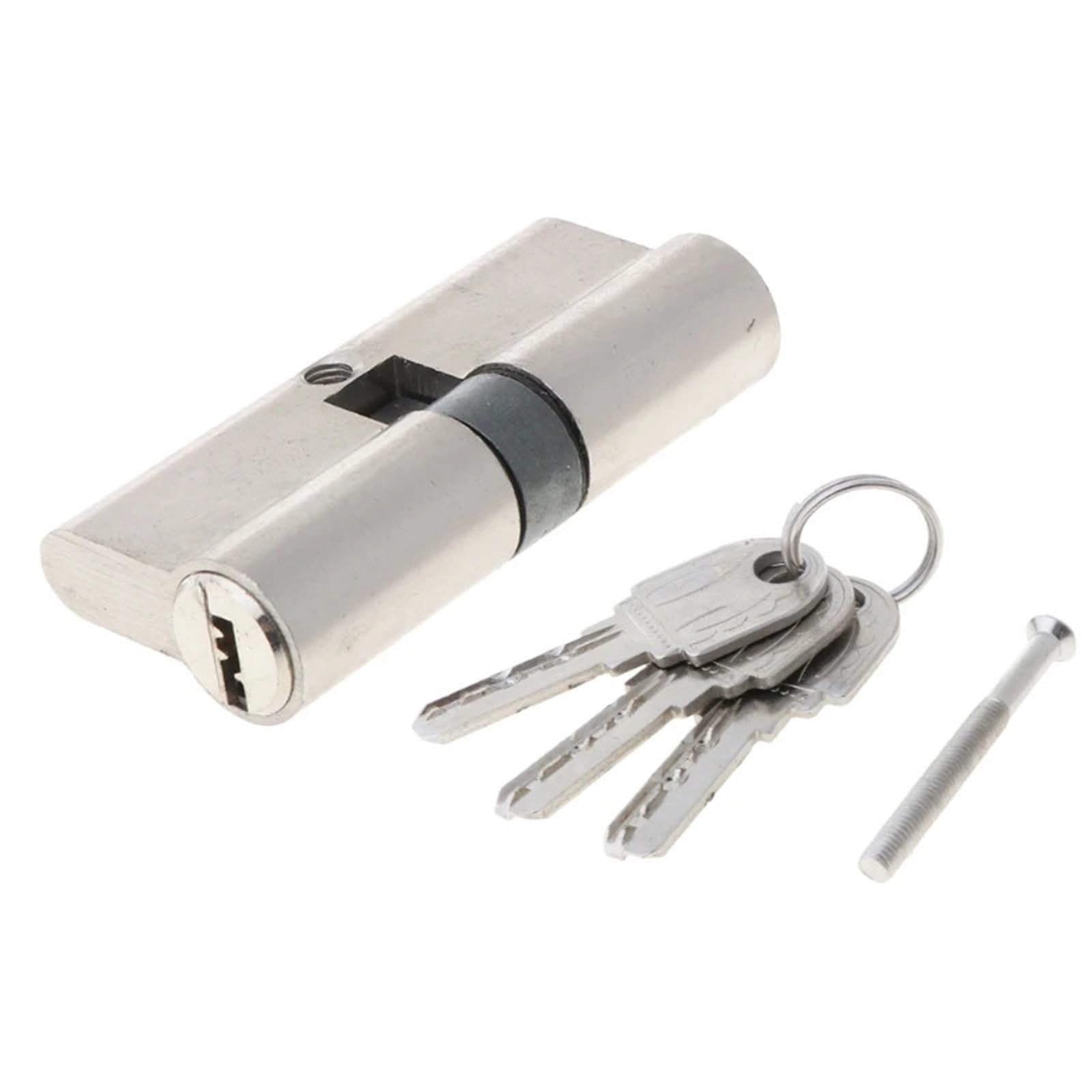 Lock cylinders Double Open Lock Door Window Security Cylinder Key Anti-Theft Entrance Brass Lengthened Core for Front/Exterior Doors(D)