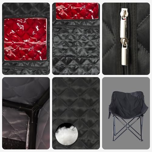 Image of Infrared Red Light Therapy Sauna, Portable Steam and Infrared Sauna for Home, Full Body Sauna Tent for Relaxation, Large Infrared Sauna Box with 660nm Red Light, 3L&1100W Sauna Steamer
