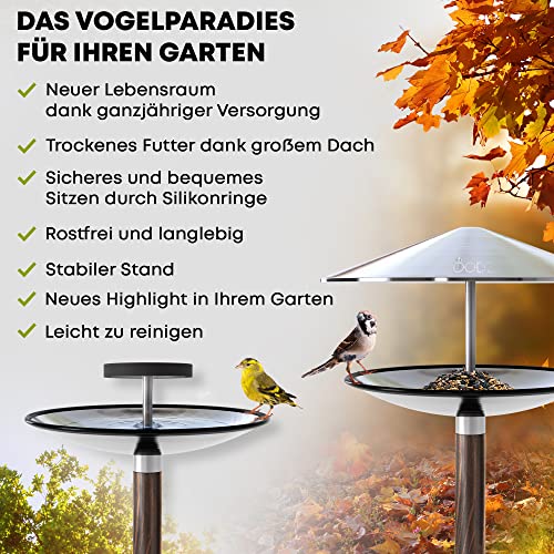 ROODZ Vogelhaus Und Vogeltränke 2in1 Mit Ständer  Produktbild-Vorschau 10