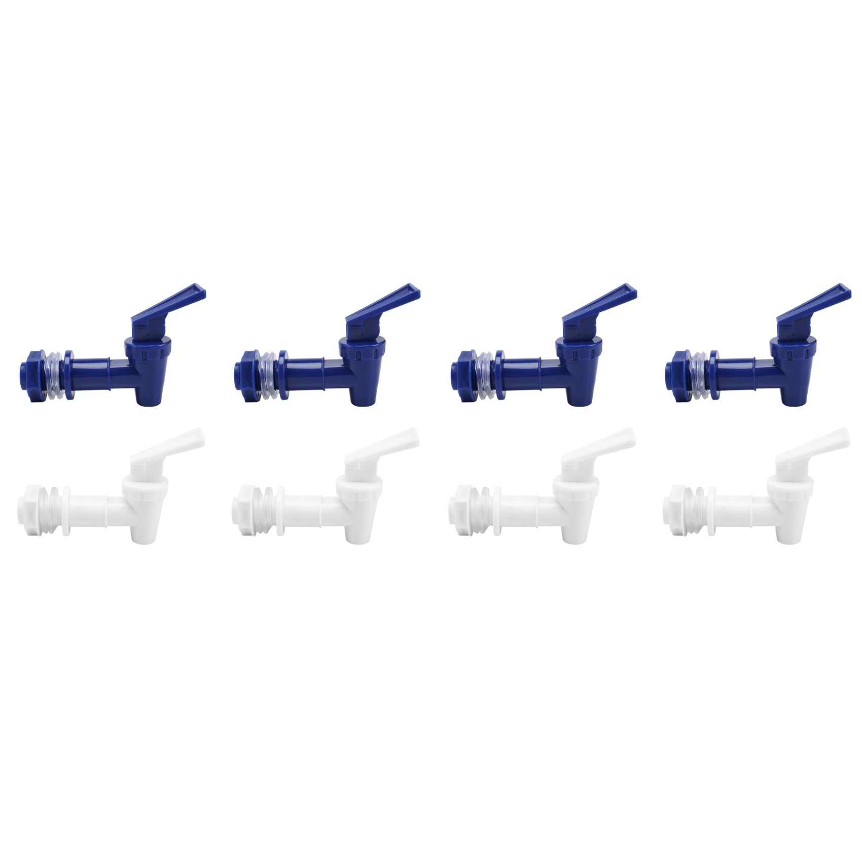Vjsujehgy 8 Pack Replacement Cooler Faucet Water Bottle Jug, Dispenser Tap Spigot Spout Water Beverage Lever Pour Dispenser Valve