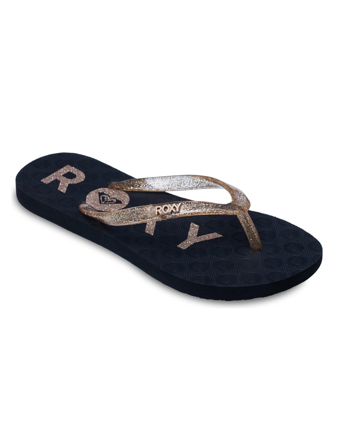 Roxy Boy's Girl's Rg Viva Sparkle Sandal, Black Gold, 10 UK Child