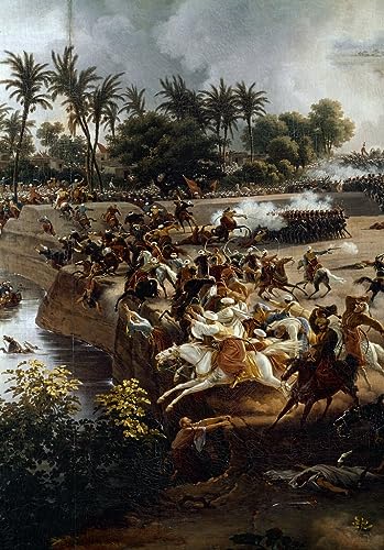 Murale Tableau la Bataille des Pyramides : poster historique déco pour passionnés d'histoire