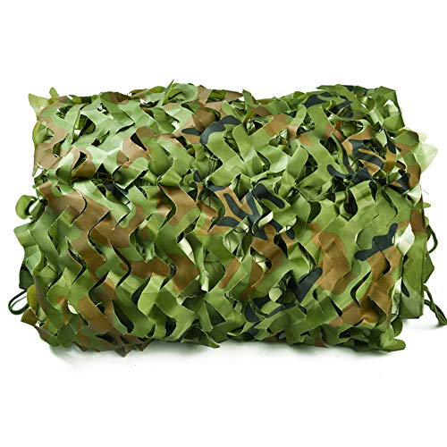 OWUV Red De Camuflaje, Red De Sombra, Red De Camuflaje De Bosque, Tela De Sombra para Acampar, Esconder, Militar, Caza, Tiro, Refugio del Ejército (2x3m, 3x4m, 4x5m, 5x6m, 6x8m, 8x10m) Cover