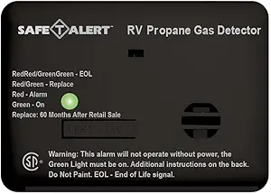 Safe-T-Alert 20-441-P-BL Mini Hard-Wired Propane/LP Gas Alarm