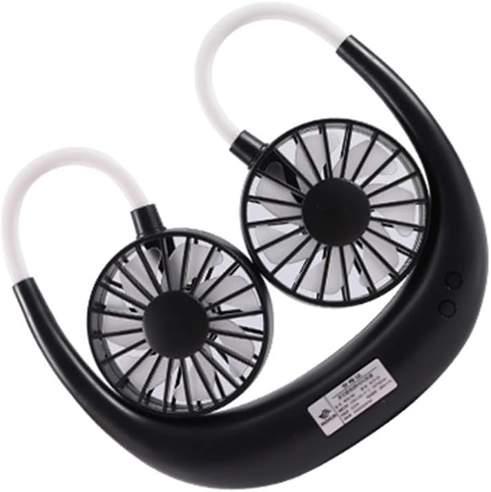 Irovami DC3.7V Mini Flexible Rotatable Bendable Neck Fan with Multi-color L-ED Lighting Eeffect 3 Adjustable Wind Speed 7 L-eaf USB C-harging Port Design Built-in 2 * 1500mAh High Capacity