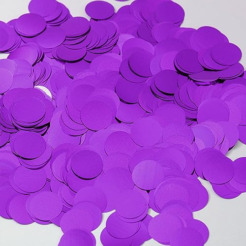 Image of Purple Confetti Balloons, 25 Pcs Thickened 12 Inch Clear Latex Balloon with Confetti Inside for Graduation Engagement Bridal Shower Party Baby Shower Birthday Party Decorations Supplies