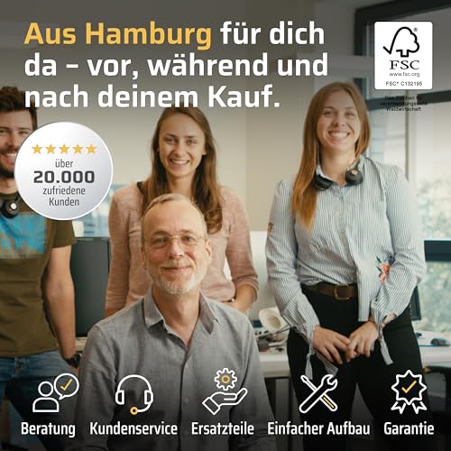 SportPlus Rudergerät für zuhause – Rudergerät Wasser Holz – Rudergerät Holz Massive Eiche - 7