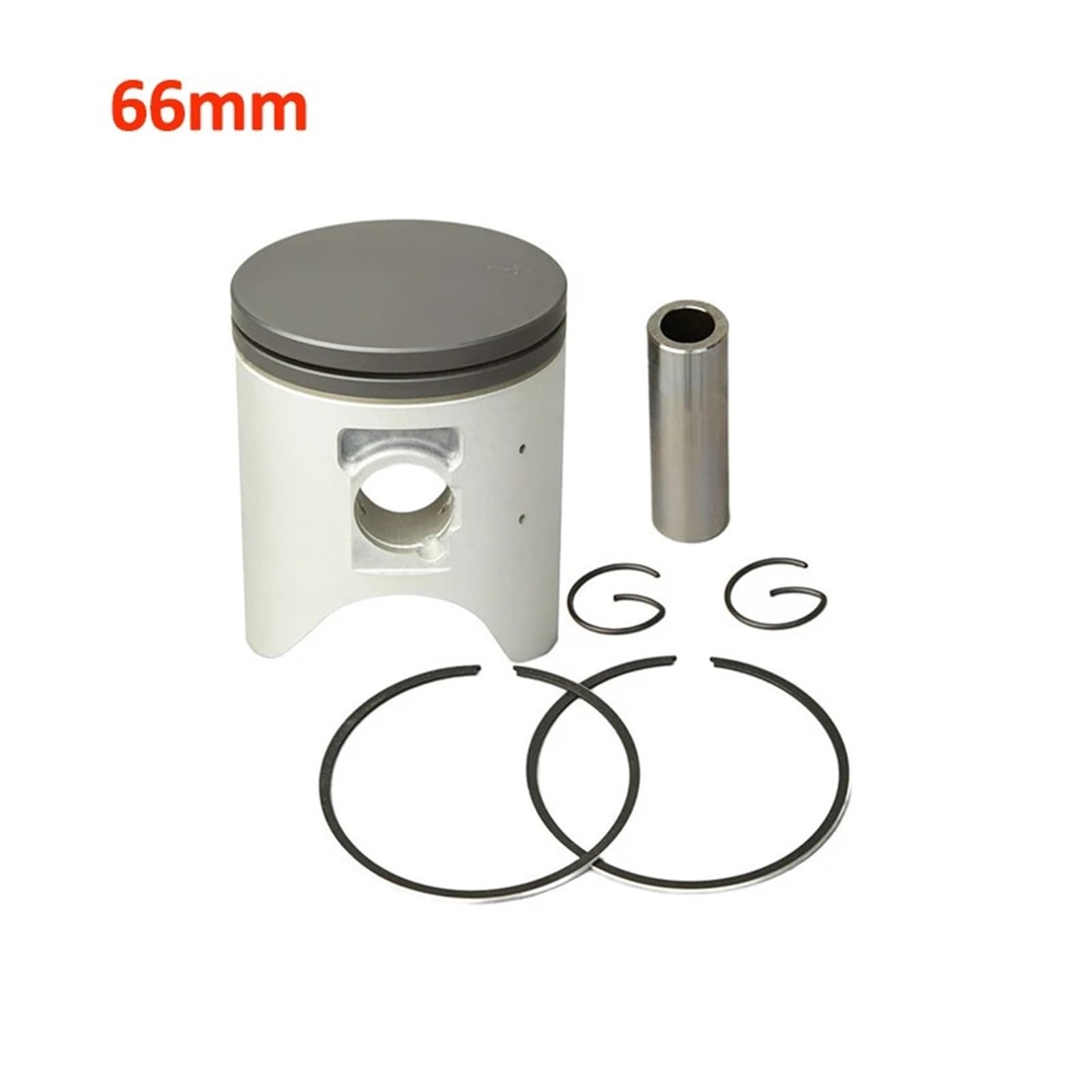 Cilindro Pistone Kit Kit Fasce Elastiche Parte Motore Moto Dimensioni 66mm ~ 67mm Per CRM250 246 Per KAE MD24 Per CRM 250(1 Set 66mm)