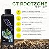 Growth Technology GT Rootzone Liquid Root Biostimulant w/Plant Extracts for Root Growth, Cutting Propagation & Healthy Development for Indoor or Outdoor Plants, Trees & Flowers - 1 Quart (946 ml)