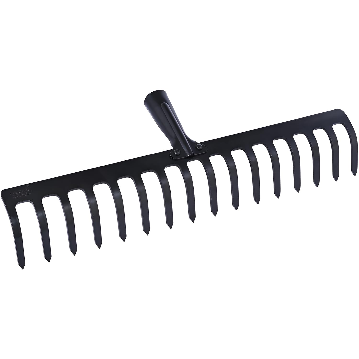 - FALCON FGR-16 Garden Rake 16-Teeth Metal Head Without Handle for Loosening Soil Gathering Leaf Leveling Land Agriculture Farming Gardening Tool