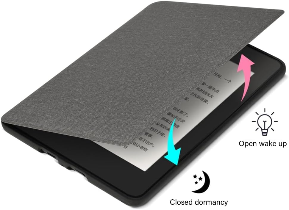TPU Fabric Texture Protective Case for Paper White 12th Gen 2024 Sleeve Cover