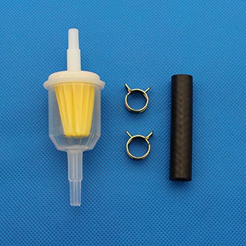 GoodQbuy 12V Heavy Duty Metal Electric Fuel Pump Replaces is compatible with Kawasaki Mule 49040-1055 KAF620 3000 3010 3020 2520 2500 2510 1000(8mm In/Outlet) - Thumbnail 3
