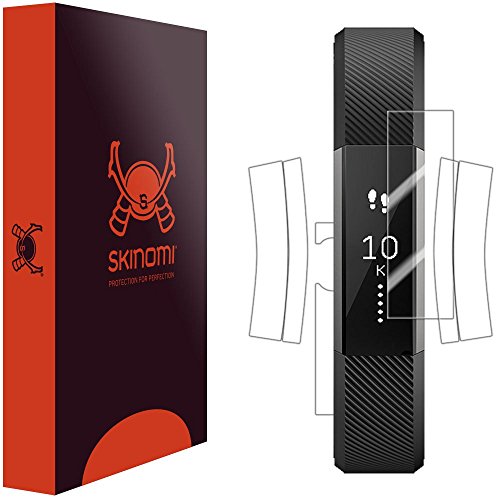 Fitbit Alta Screen Protector + Full Body, Skinomi Techskin Full Coverage Skin + Screen Protector For Fitbit Alta Front & Back Clear Hd Film #TOP4