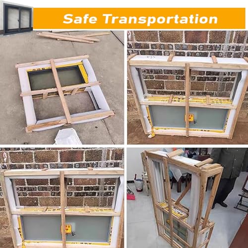 Ventana deslizante horizontal compacta 51x30 cm fácil de instalar y resistente 8