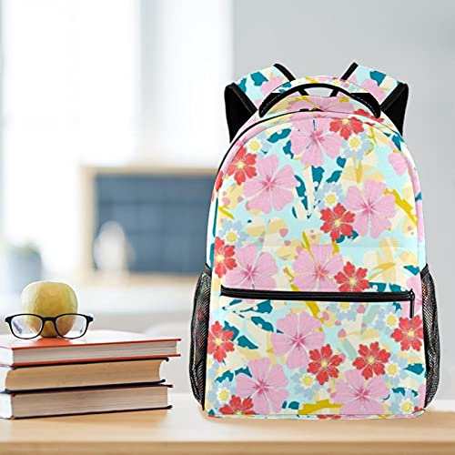 Sac à dos décontracté femme grand volume multicolore pour voyage et loisirs