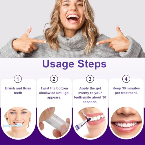 teeth whitening pen teeth whitener effective tooth whitening gel kit professionally stain removal effective painless low sensitivity 3 pcs