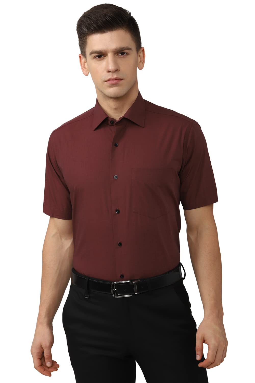 Van HeusenMen's Cotton Regular Fit Shirt