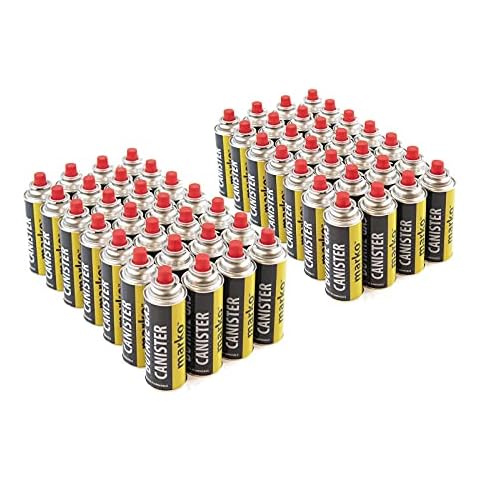 Marko Outdoor Butane Camping Stove Gas Canister Refill Bottles (56 Bottles) Cover