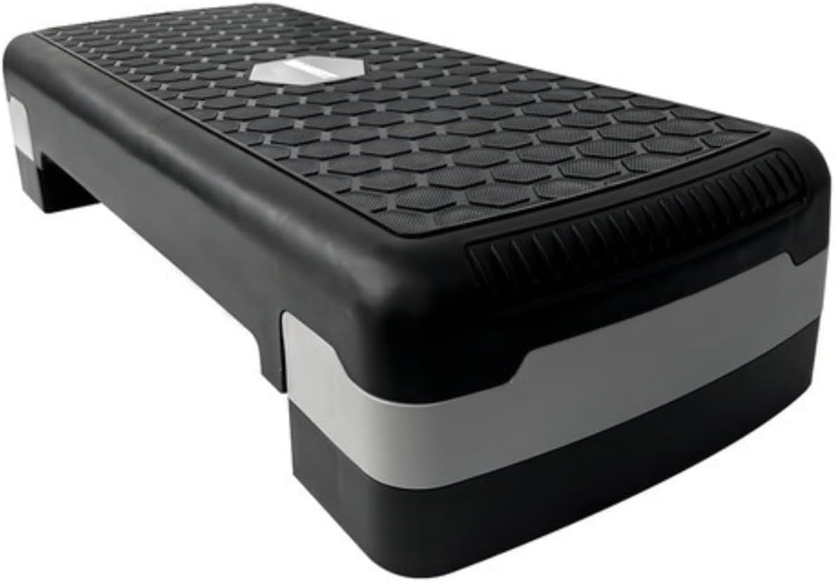 Step Aeróbico de Academia Ajustável 67 x 28 x 10-15 cm com Regulagem de Altura –