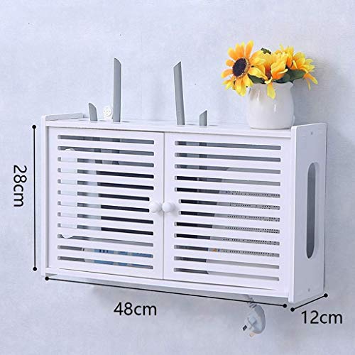 Étagères flottantes Art pour décodeur mural, support raffiné 48x12x24cm - 4