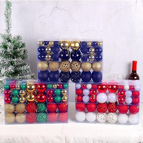 Boules de Noël incassables lot de 100 pour suspendre sans risque à la maison - 7