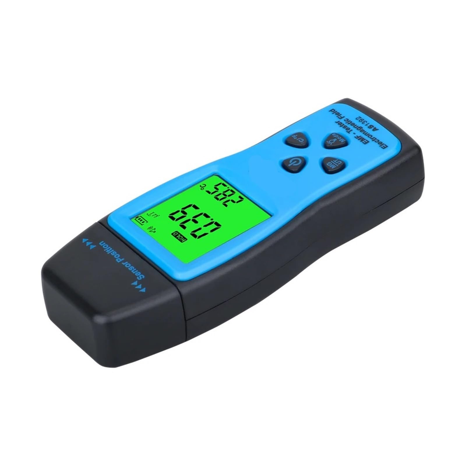 Miernik pola elektromagnetycznego Cyfrowy Miernik Pola Elektromagnetycznego Mini Tester Promieniowania Z Podświetleniem LCD Dozymetr Detektorem