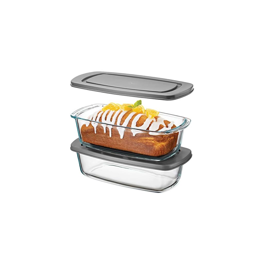 Buy Superior Glass Loaf Pan With Cover 2Piece Meatloaf Pan With BPA