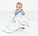 Woolino Toddler Blanket - Merino Wool and Organic Cotton Baby Blanket for Girls and Boys - 4 Season - 52.5” x 40” - Gray Stars