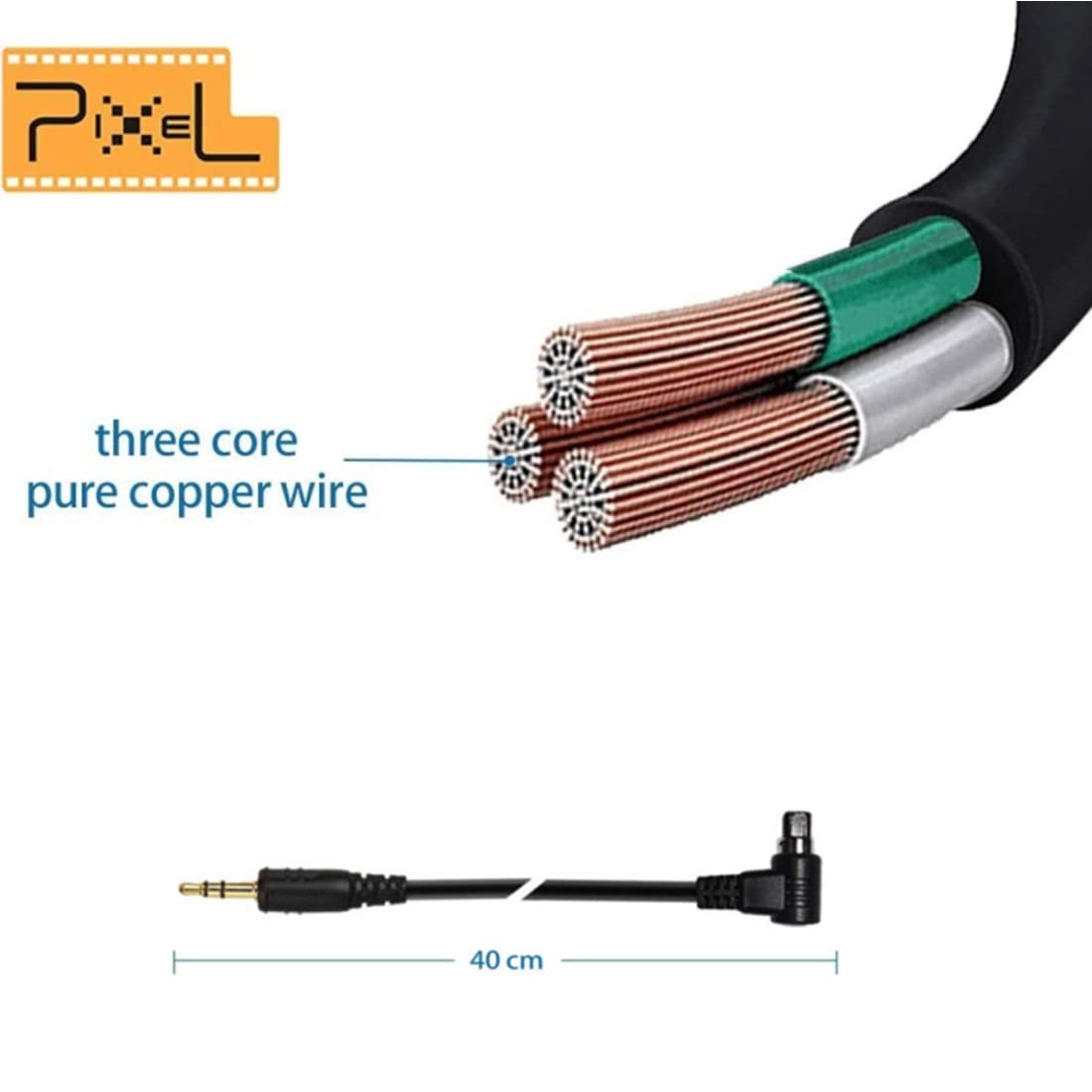 Amazon.com : GFSHOP 3.5mm Off Camera Shutter Connecting Cable Cord
