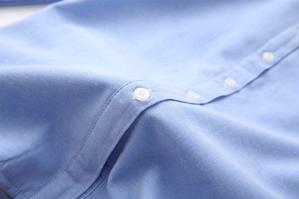 Chemise Chaude Femme,Mode Plus Velours Rembourré Dames Chemise Chaude Automne Et Hiver Candy Couleur Laine Pure Coton Doublure Femme Rétro Revers Bottoming Shirt Élégant Bleu Casual Business Par