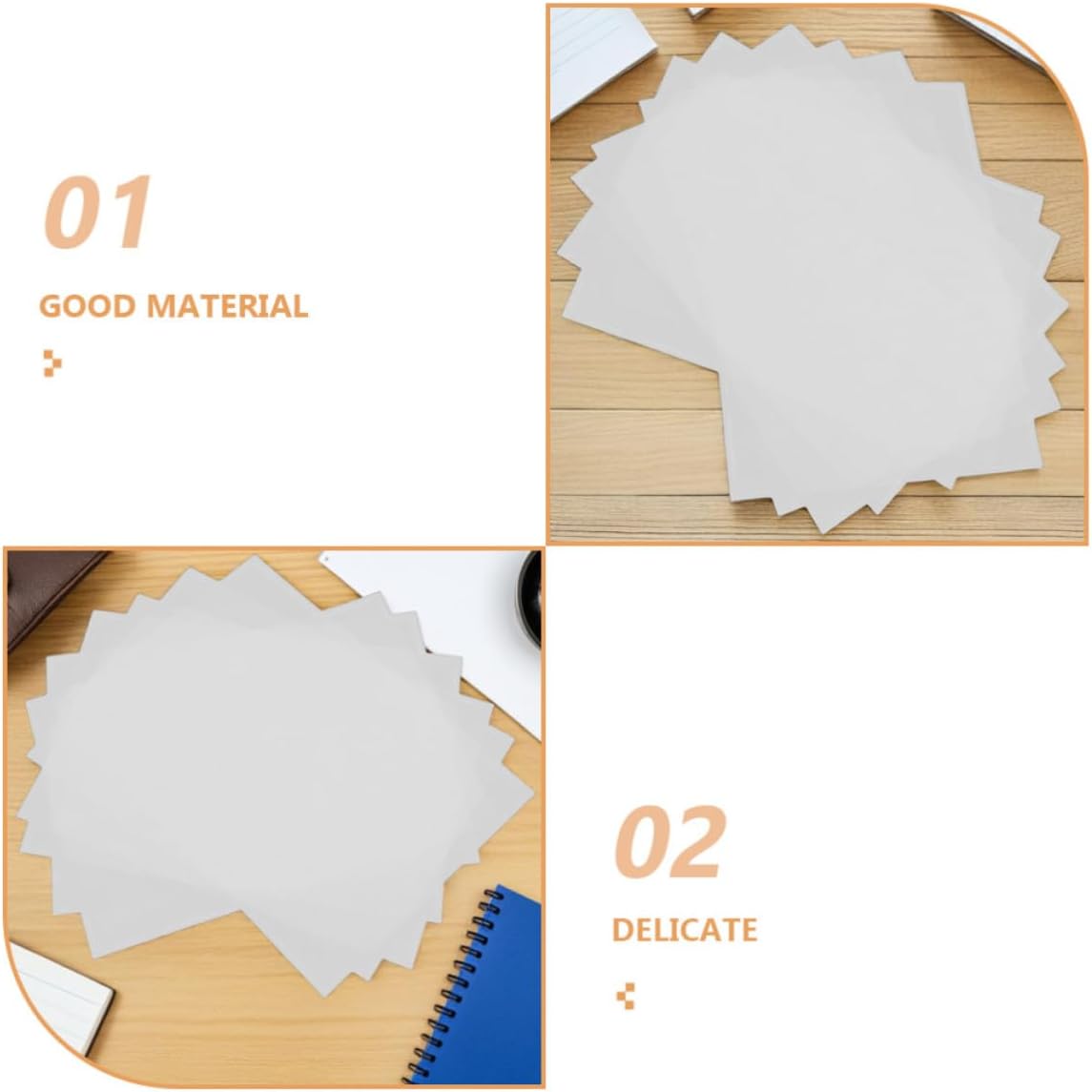 500 Sheets White Tracing Paper 500 for Drawing and Animation