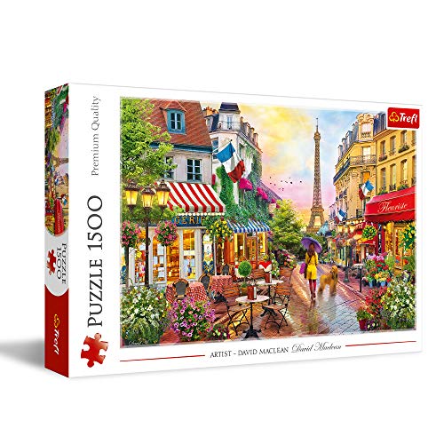 Trefl Charming Paris 1500 Piece Jigsaw Puzzle Red 33