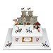 Produktbild Mittelalterschloss mit Rittern aus essbarem Oblatenpapier, Kuchenaufsatz für Geburtstag, für Jungen und Mädchen