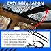 New Upgraded FL3Z16502C22 Sunroof Glass Cables & Track Assembly Repiar Kit Compatible with Ford F-150 2015-2020, F-250 F-350 Super Duty 2017-2019 Replace OE# FL3Z16502C22 FL3Z-1651071-A FL3Z-1651071-B