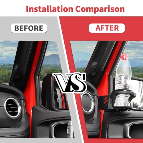 Portavasos para puerta Jeep Wrangler JL/JLU 2018-2024 miniatura 7