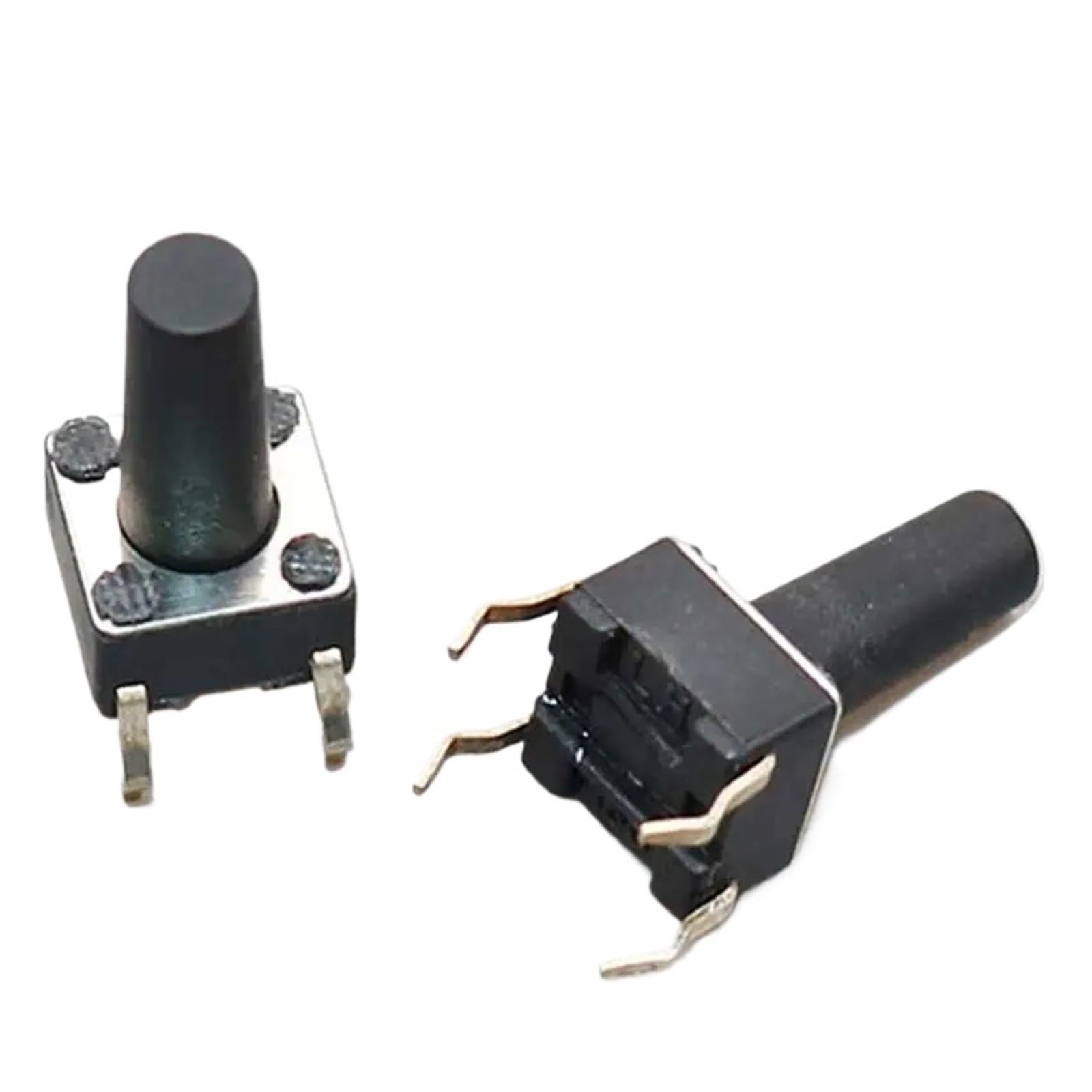 100 sztuk 6 x 6 przełączników chwilowy panel PCB dotykowy przełącznik przyciskowy przełącznik DIP 4Pin 6 x 6 x 5 6 x 4,3 5 6 7 8 9-21 mm (6 x 6 x 21 mm)